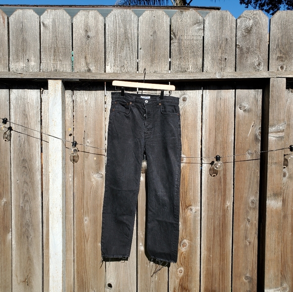 Re/Done Denim - Re/Done Originals black high rise jeans